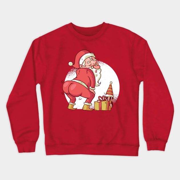 Twerking Santa Crewneck Sweatshirt by rjzinger